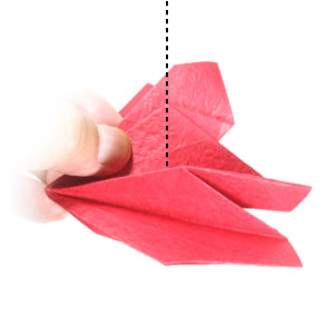 25th picture of Five-petals lovely origami rose paper flower