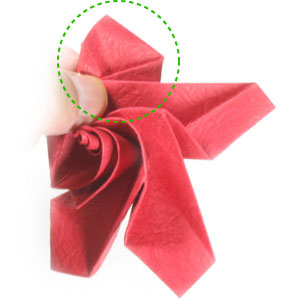 31th picture of Five-petals lovely origami rose paper flower