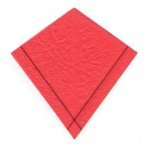 5th picture of Five-petals standard origami rose paper flower