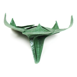 five sepals supreme origami calyx (side view)