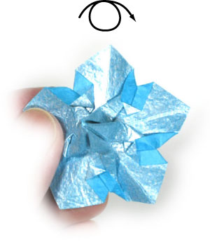 27th picture of origami forget-me-not flower