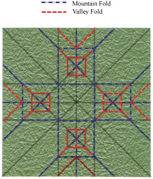 35th picture of quadruple origami leaf